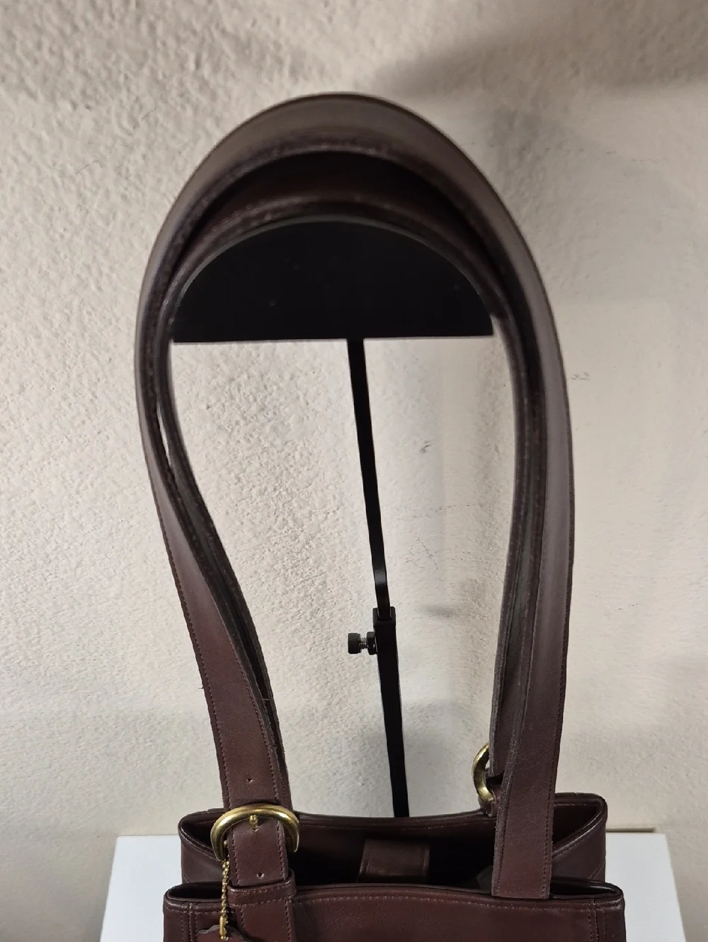 Vintage Coach Mahogany Buckle Bag #4157
